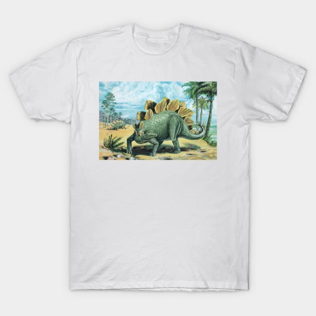 Stegosaurus T-Shirt by davidroland